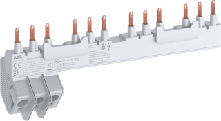 Lišta propojovací ABB pro spouštěče MS132K  54mm 4MMS+9mm 1S,1H - Push In Spring